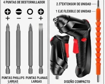 DESTORNILLADOR ELECTRICO INALÁMBRICO